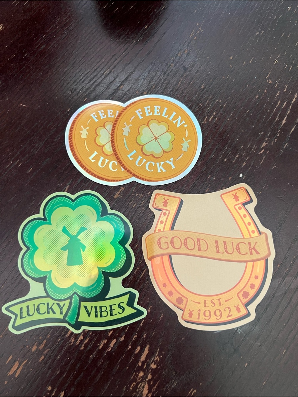 NEW Dutch Bros “St. Patrick’s Day/Lucky” Stickers- set of 3